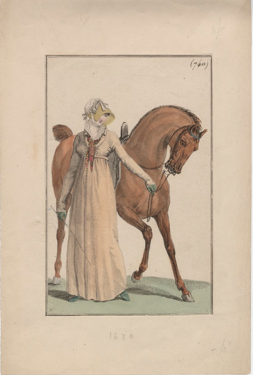 Reitkleid, ca. 1806 von English School