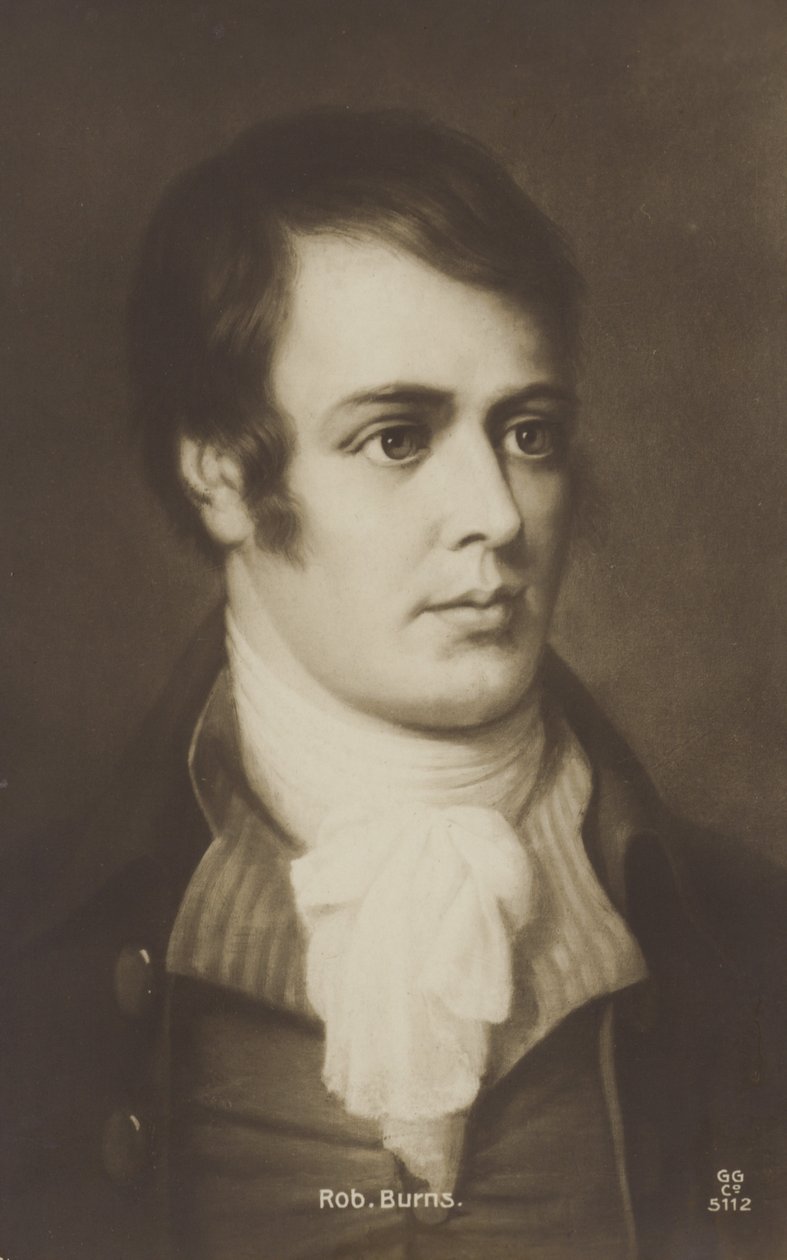 Robert Burns (1759-1796), schottischer Dichter und Liedtexter von English School