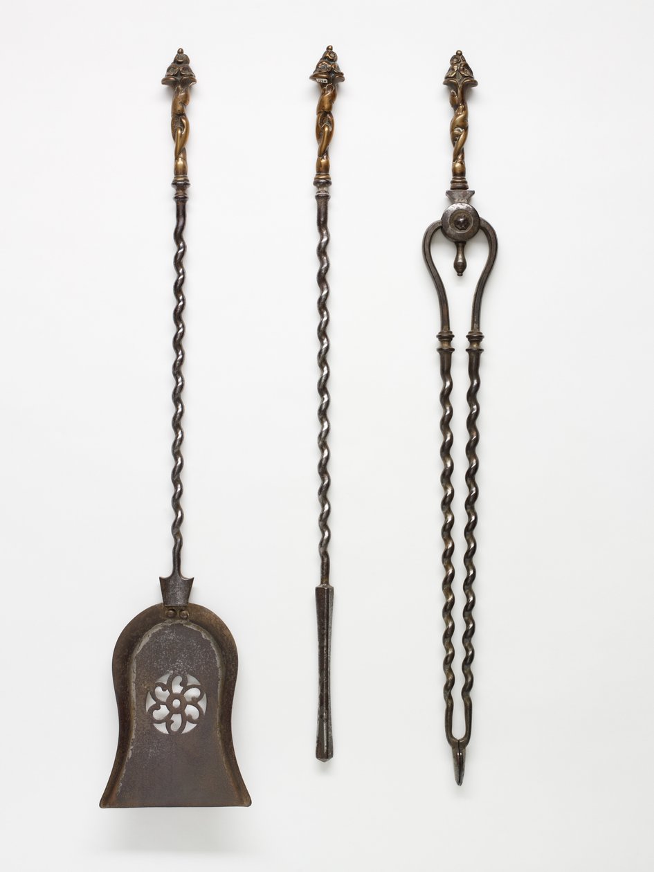 Set aus Feuerwerkzeugen, 1843 von English School