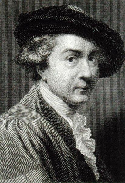 Sir Joshua Reynolds (1723-92) (Stich) von English School