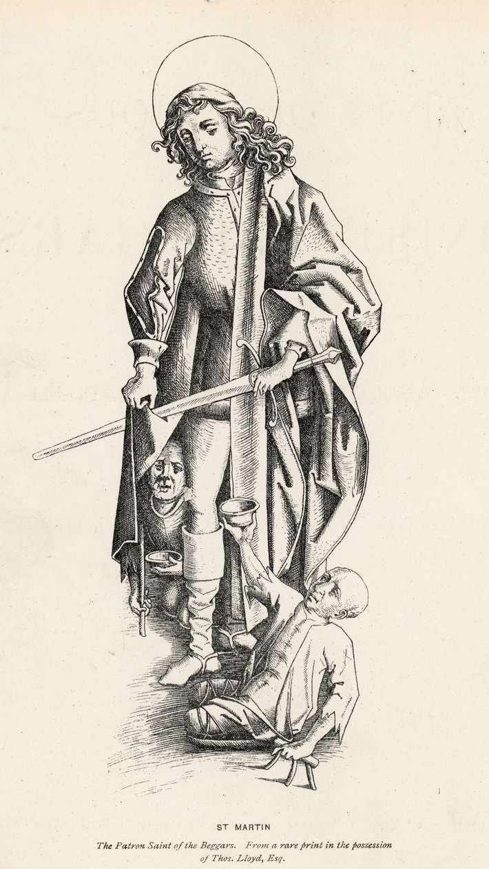 St. Martin, der Schutzpatron der Bettler von English School