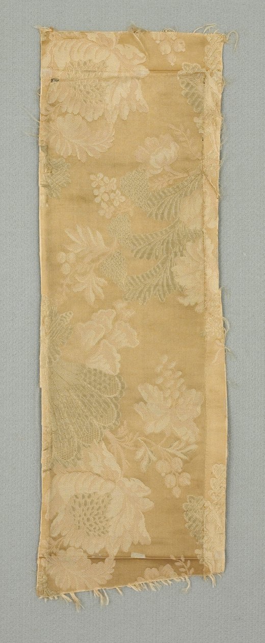 Textilfragment, frühes 19. Jahrhundert von English School