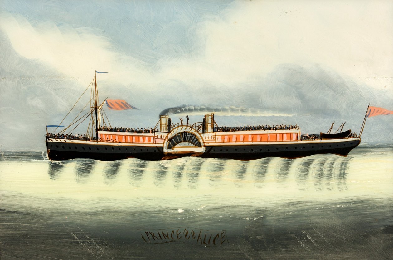 Die "Prinzessin Alice", nach 1878 von English School
