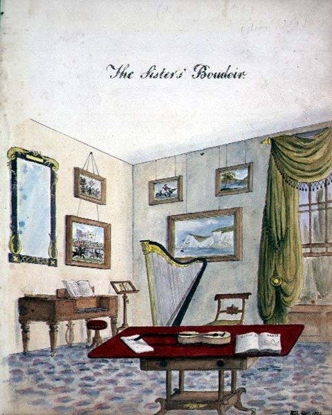 Das Boudoir der Schwester von English School