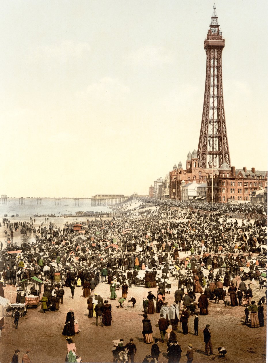 Der Turm und Strand, Blackpool von English School