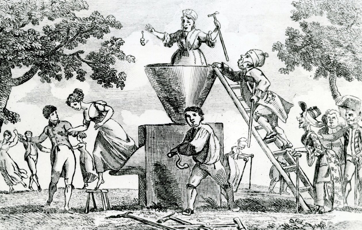 Die wunderbare Mühle, 1805 von English School