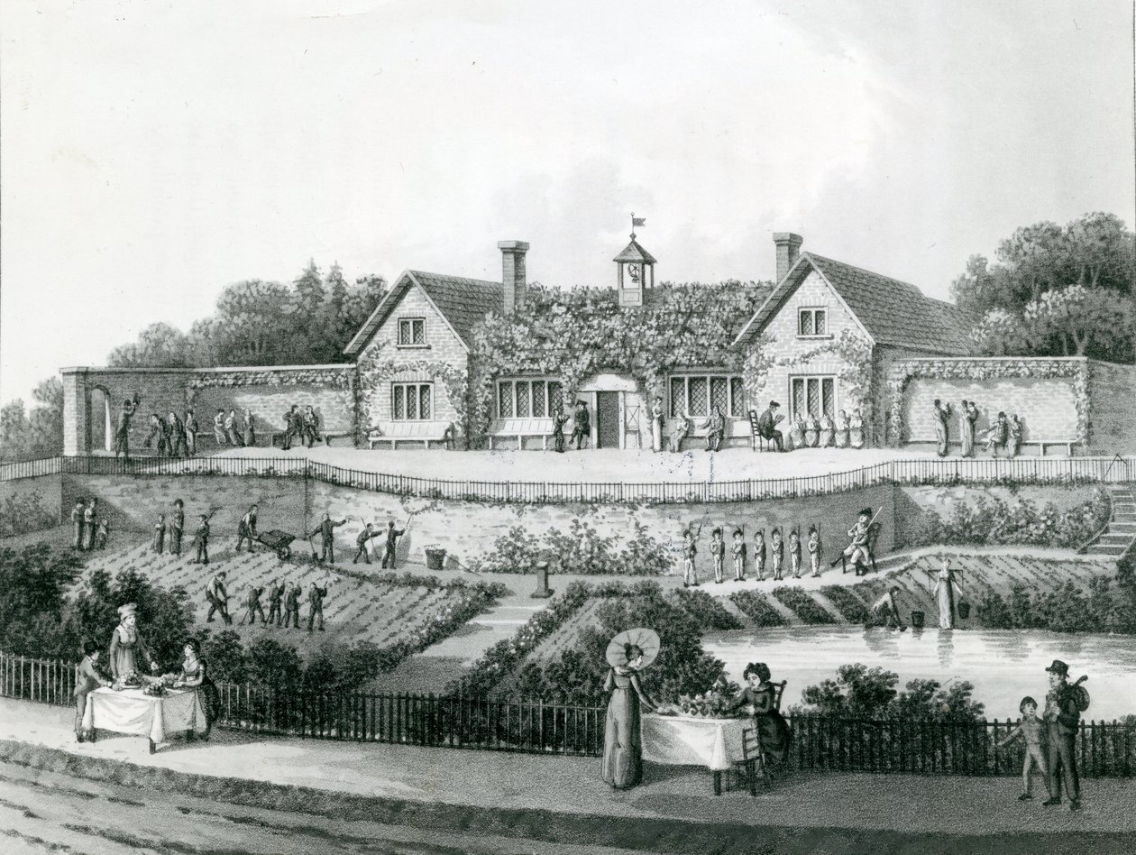 Das Arbeitshaus (Stich) von English School