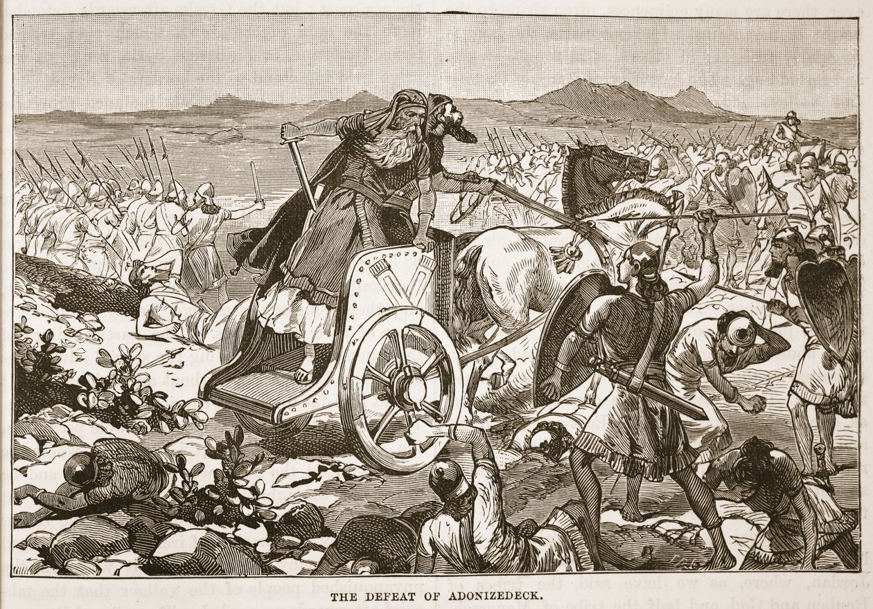 Die Niederlage von Adonizedek von English School