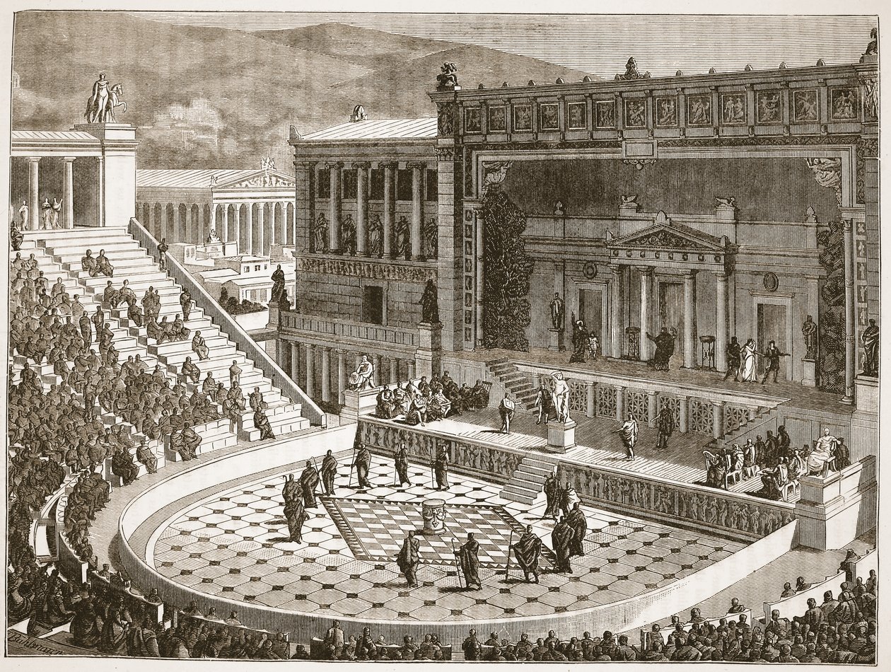 Theater des Dionysos in Athen von English School