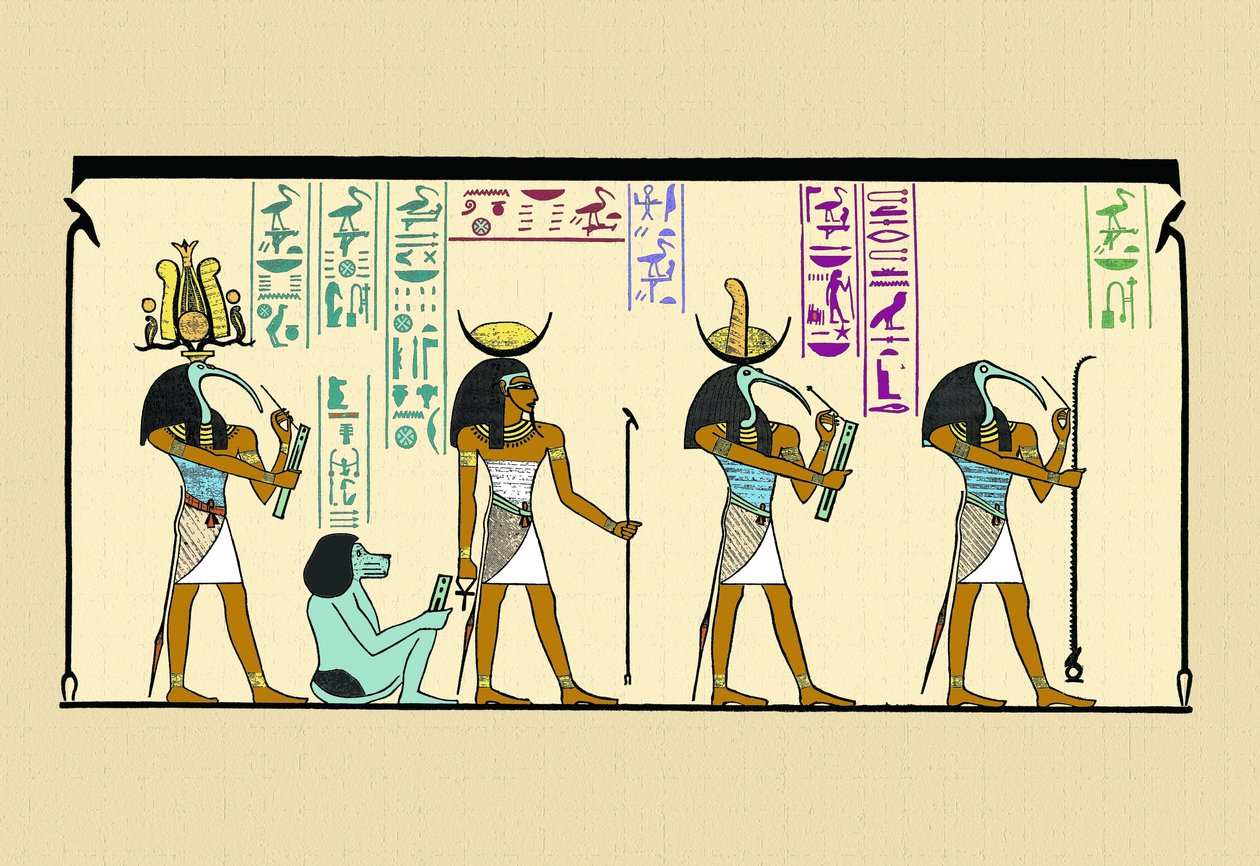Thoth, Herr des Schreibens von English School