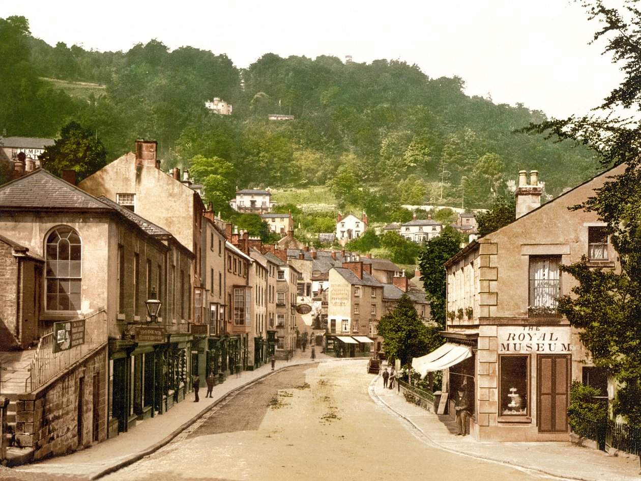 Ansicht von Matlock Bath von English School