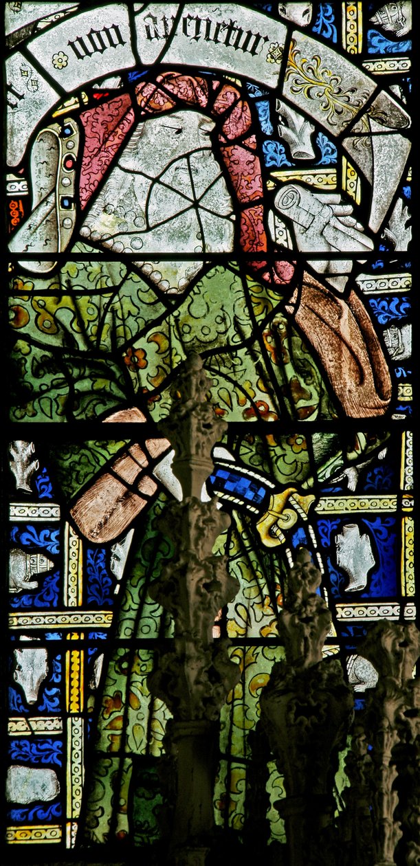 Fenster Ew mit Darstellung von Ezechiel von English School