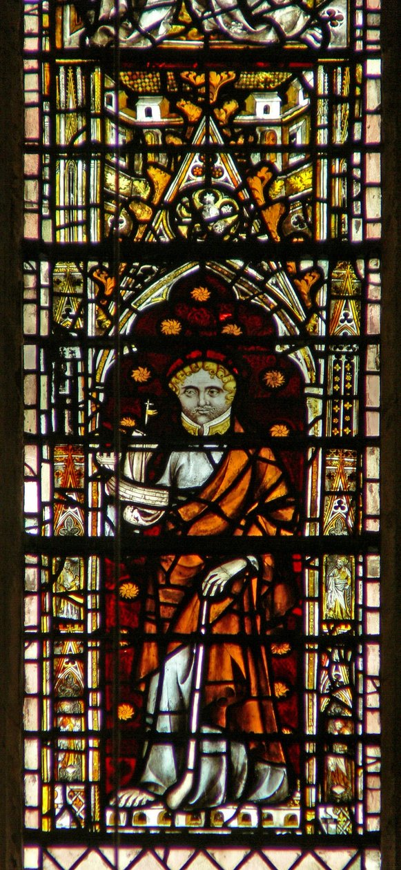 Fenster c7, Darstellung von St. Judas von English School