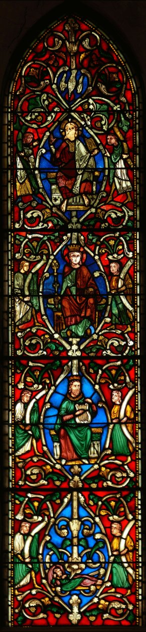 Fenster mit dem Jessebaum von English School