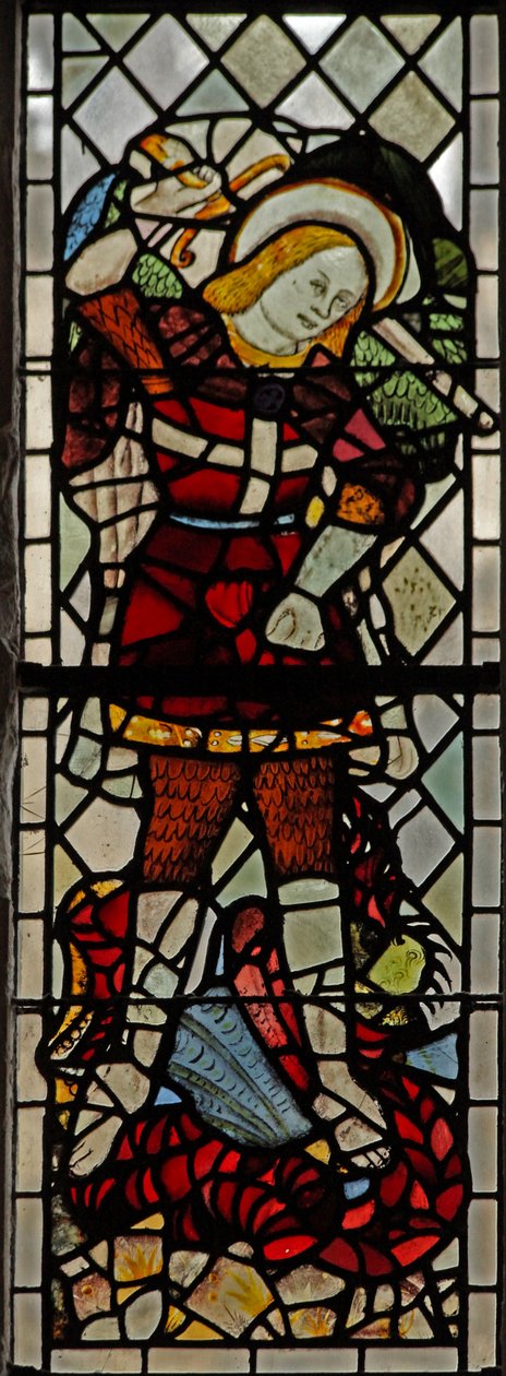 Fenster N3 mit St. Michael von English School