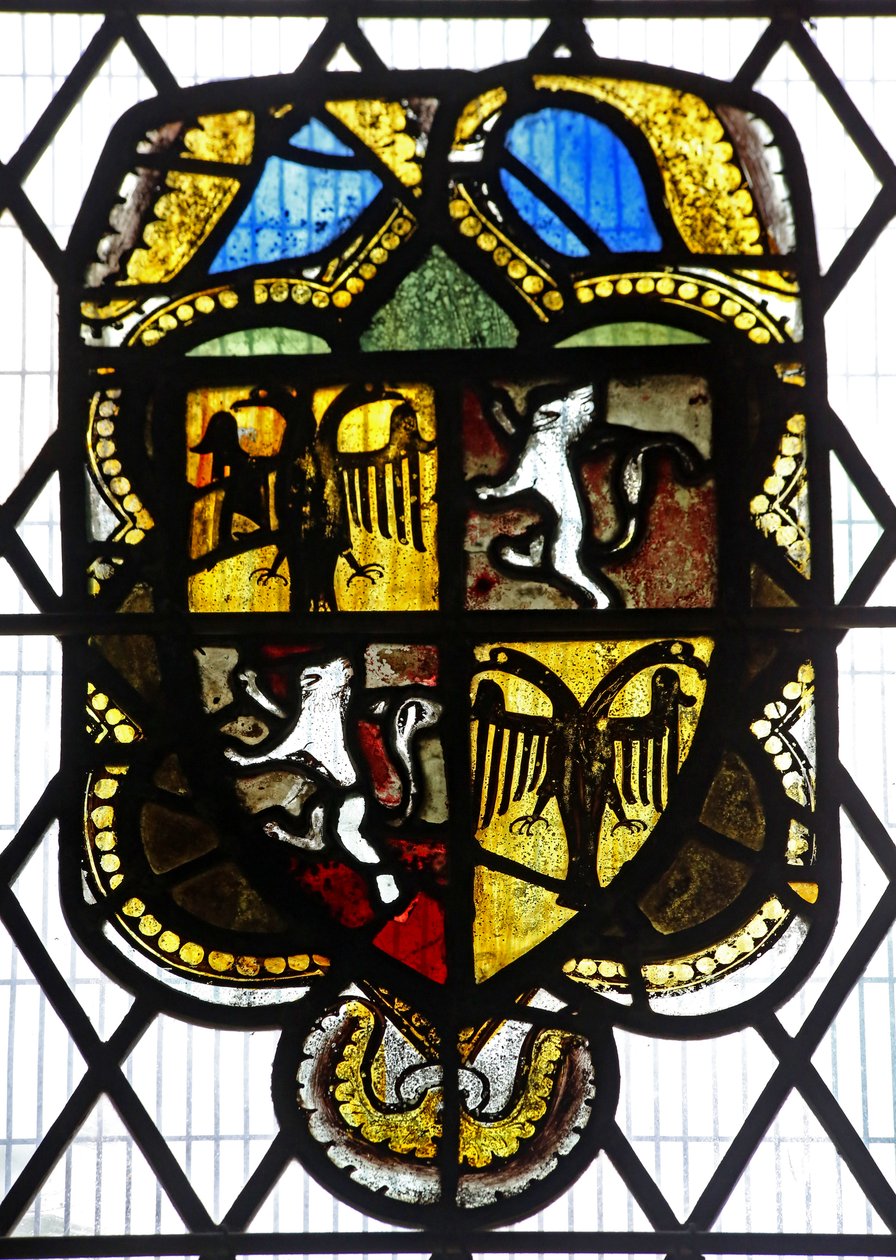 Fenster n7, Königliche Wappen von English School