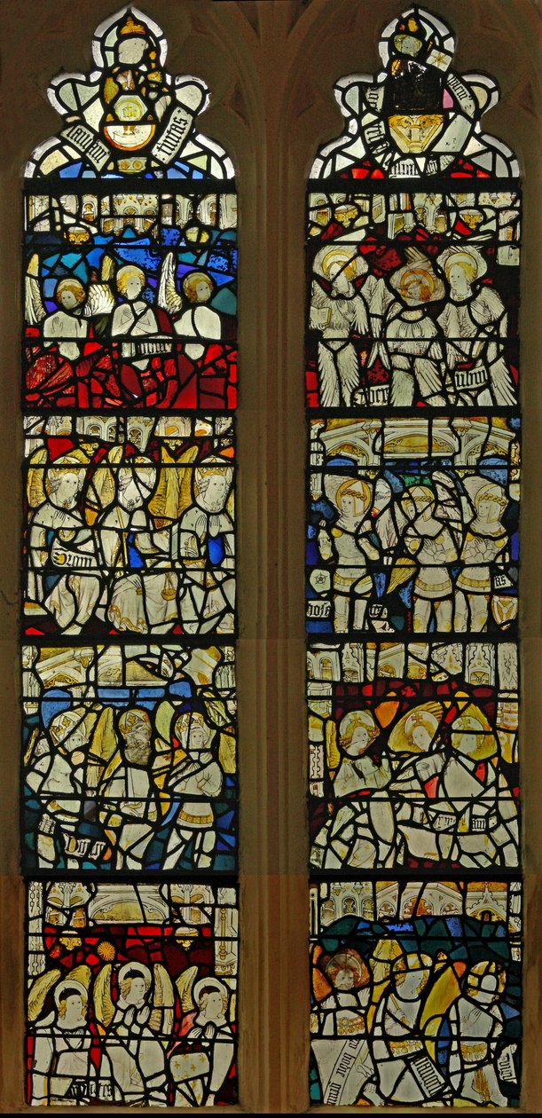 Fenster S3 mit der Engelshierarchie von English School