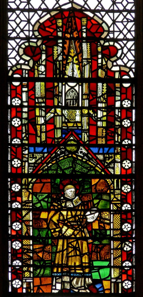 Fenster w32, Darstellung von St. Stephanus von English School