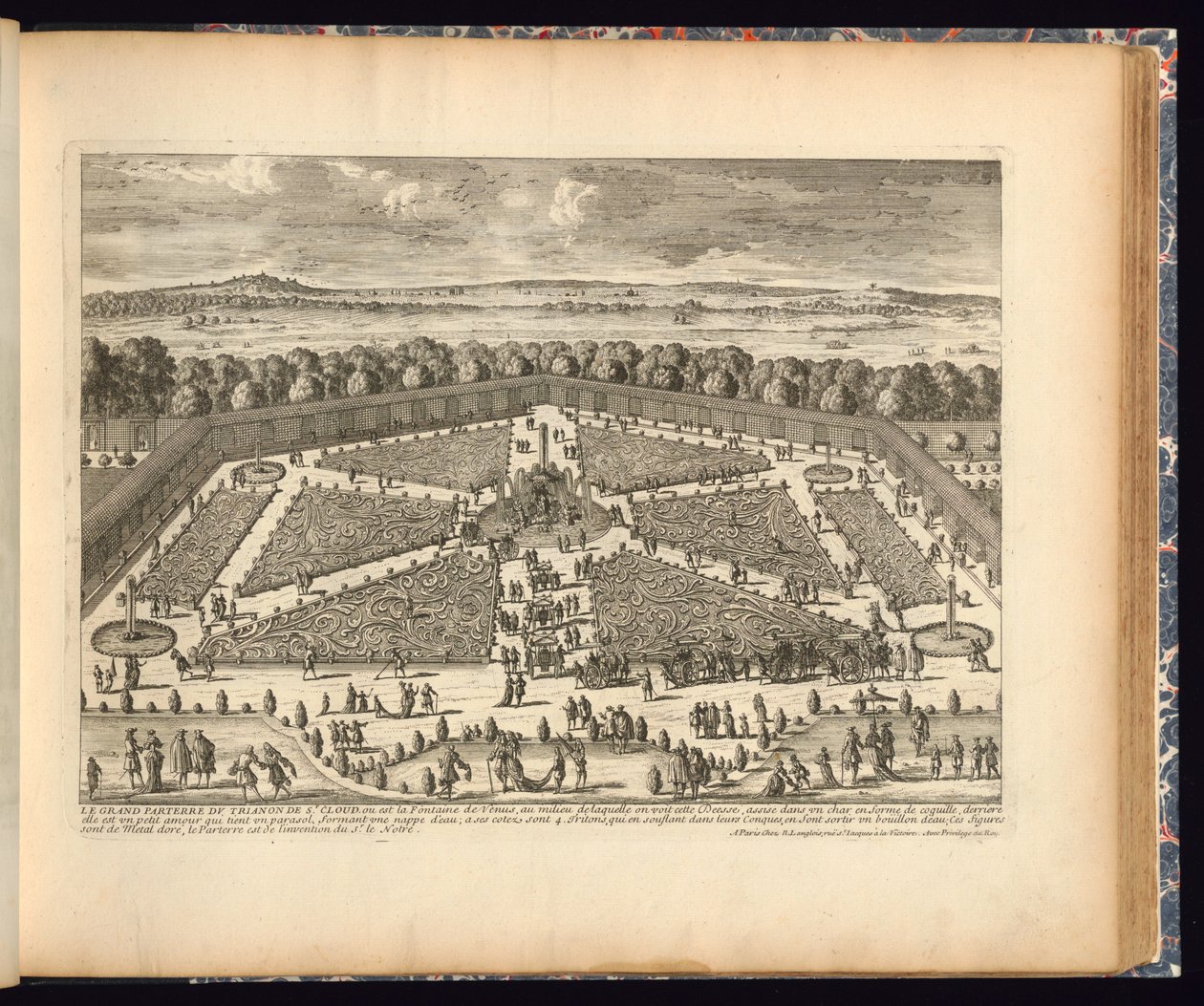 Druck (Frankreich), ca. 1660 von Engraved by Gabriel Perelle