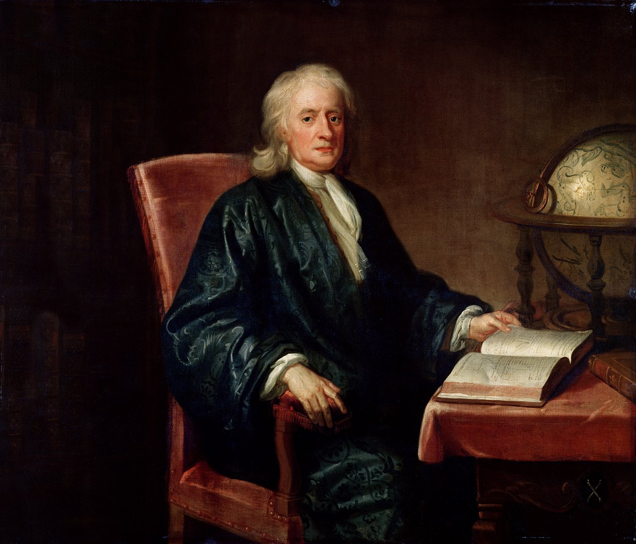 Porträt von Isaac Newton (1642-1727), ca. 1726 von Enoch Seeman