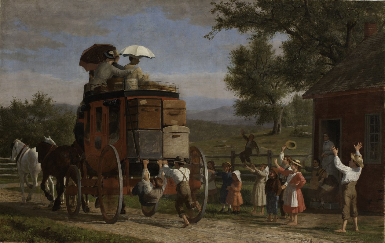Der Pemigewasset-Coach, 1899 von Enoch Wood Perry