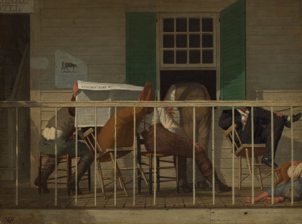 Der wahre Amerikaner, ca. 1874 von Enoch Wood Perry