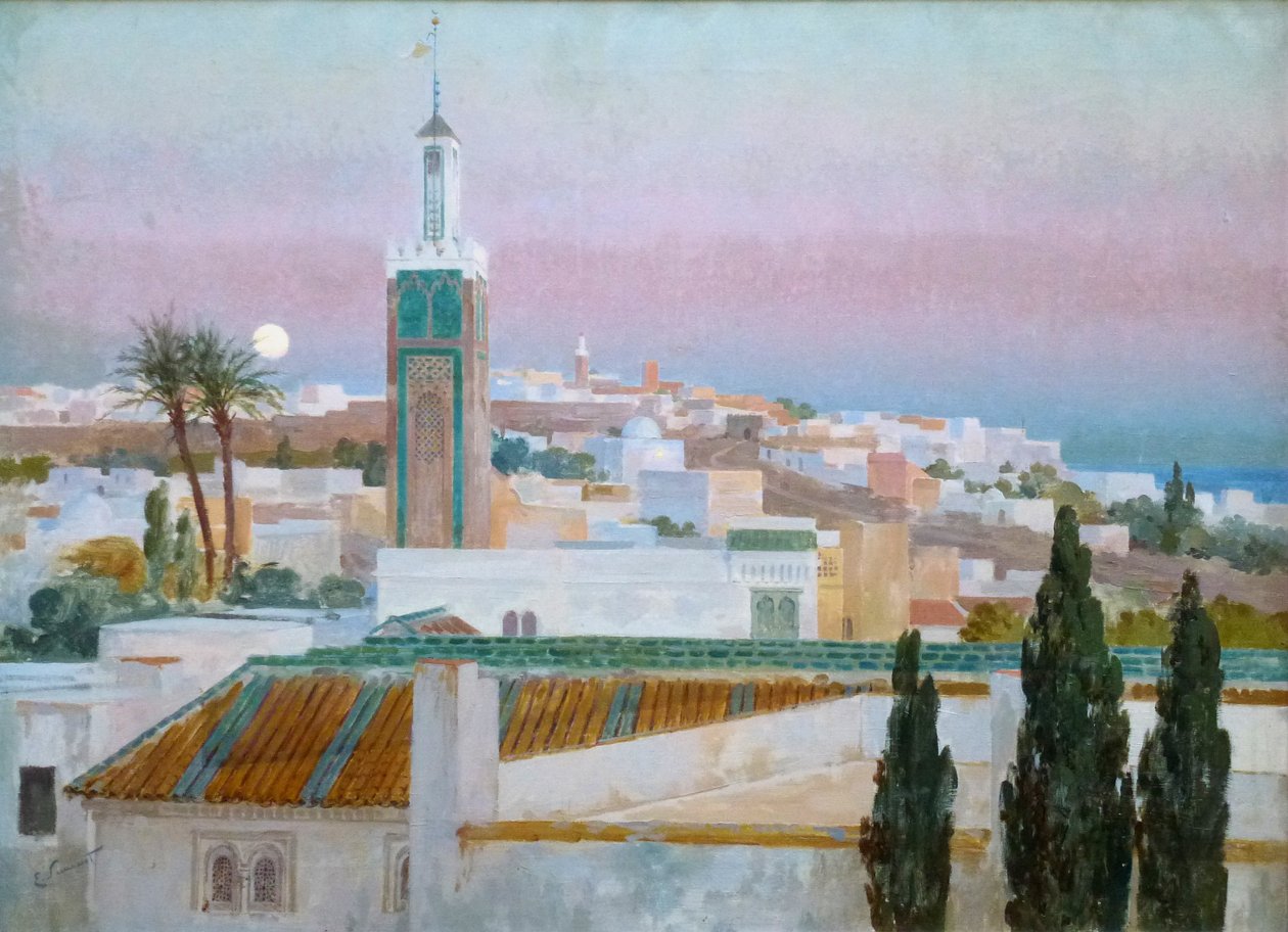 Tangier bei Dämmerung von Enrique Simonet