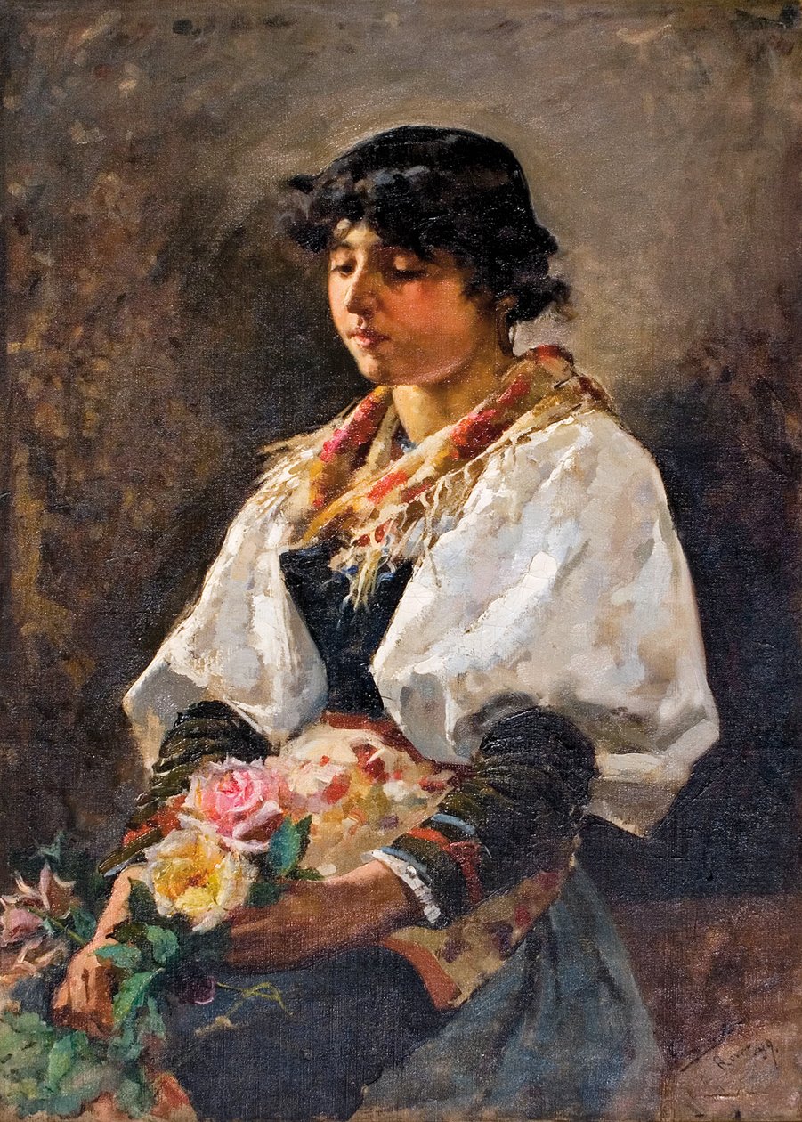 Frau aus Ciociaria, Italien von Enrique Simonet