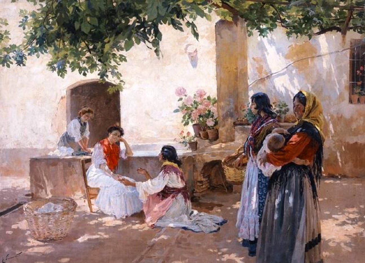Die Wahrsagerin von Enrique Simonet