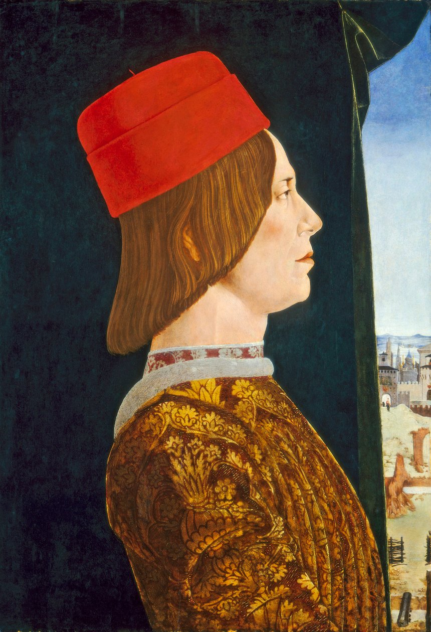 Giovanni II Bentivoglio, ca. 1474-77 von Ercole de Roberti