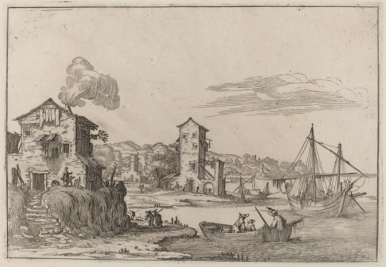 Rustikaler Hafen von Ercole Bazicaluva
