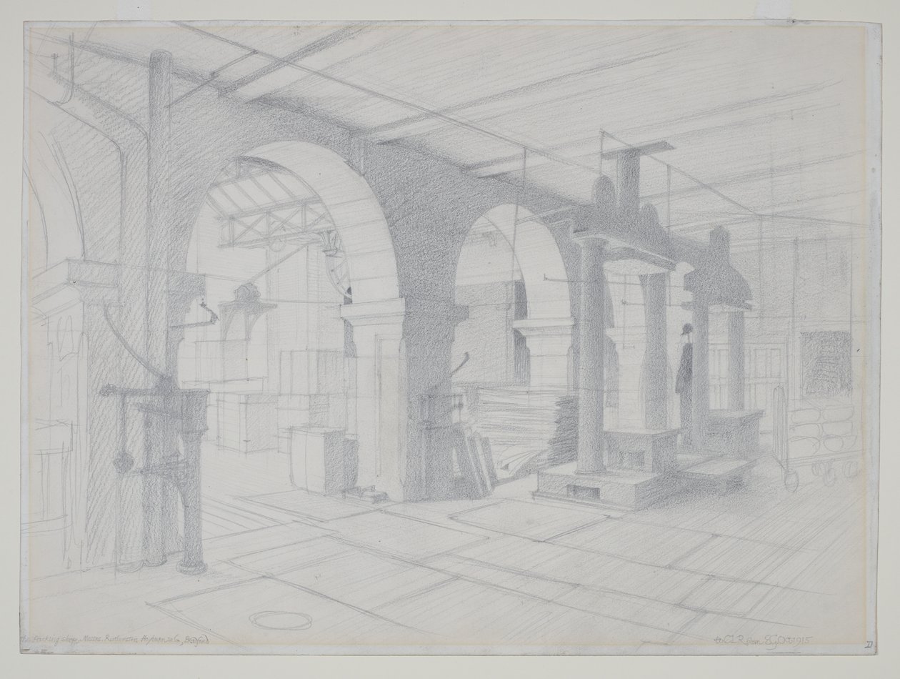 Ein Packladen, Bradford von Eric Gill