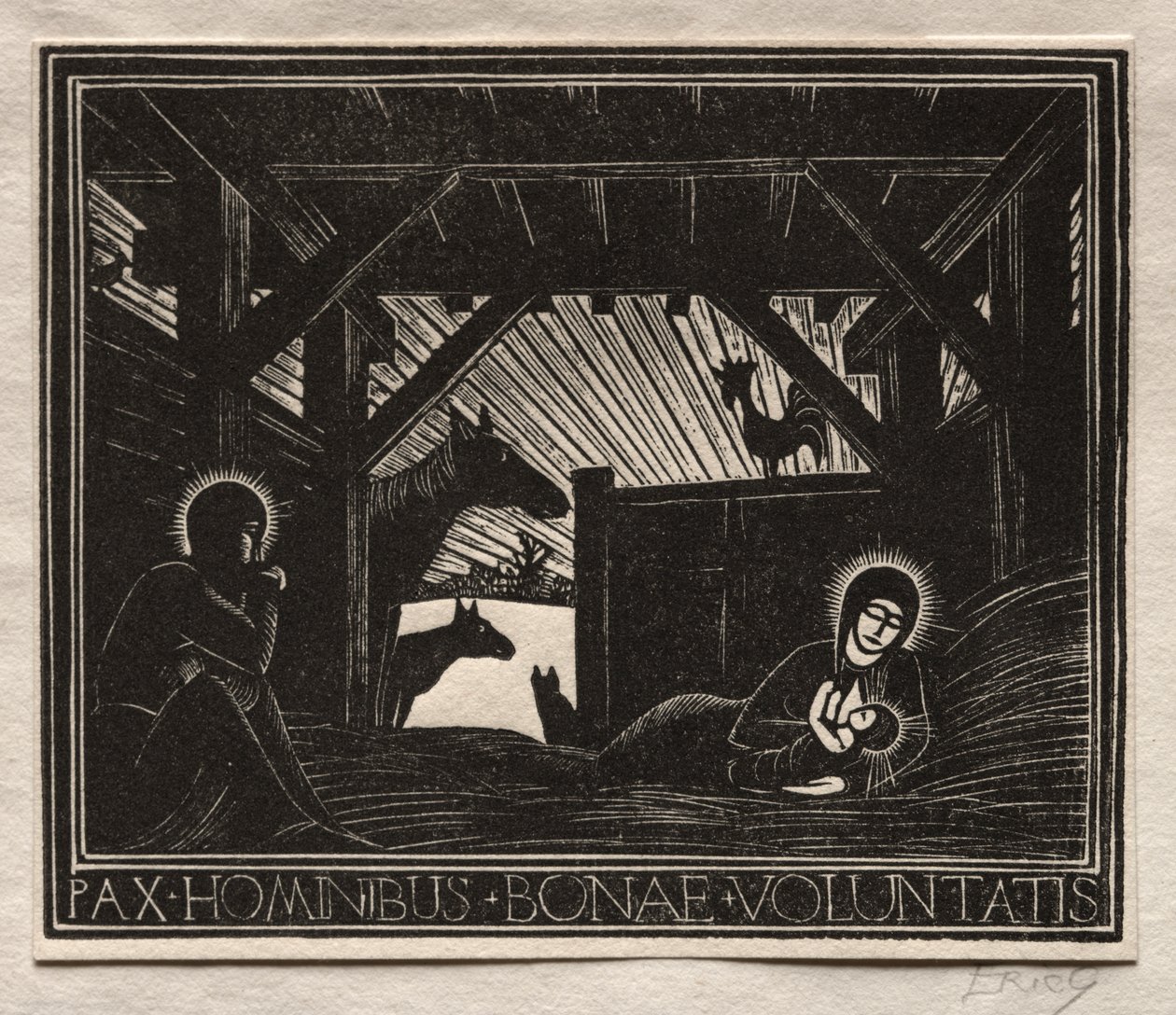 Weihnachtsgeschenke: Morgendämmerung von Eric Gill