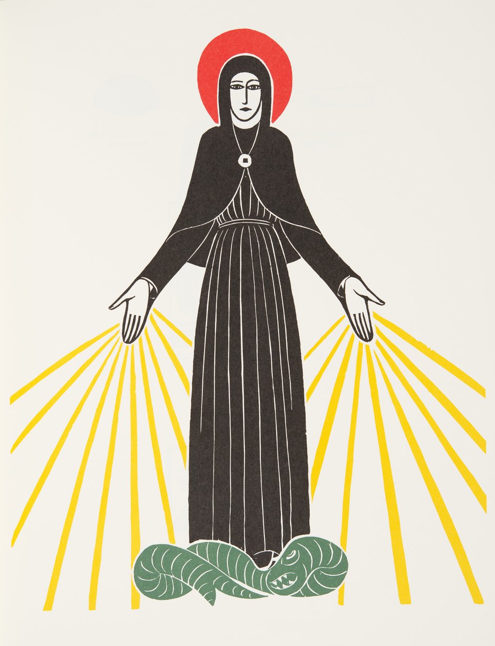 Unsere Liebe Frau von Lourdes von Eric Gill