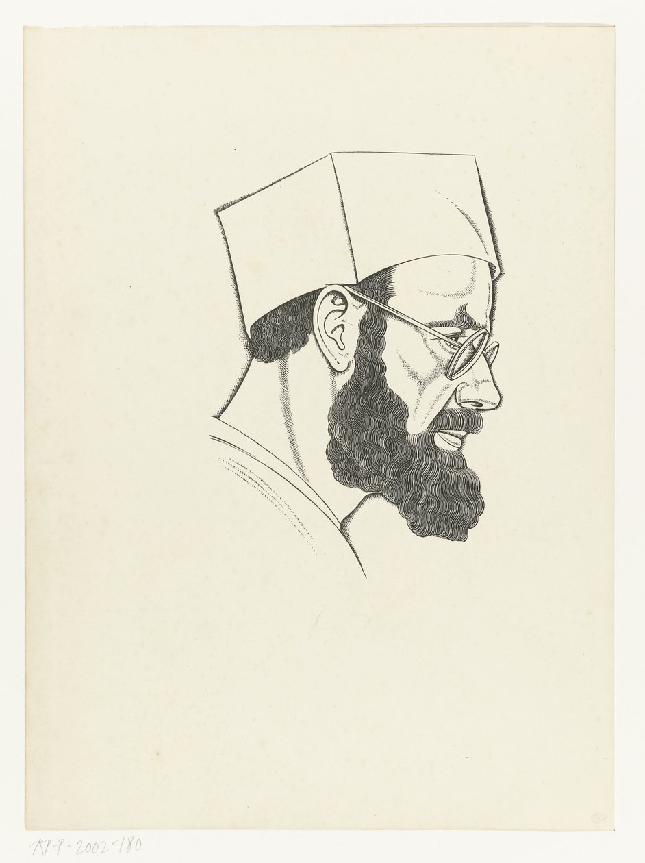 Selbstporträt von Eric Gill