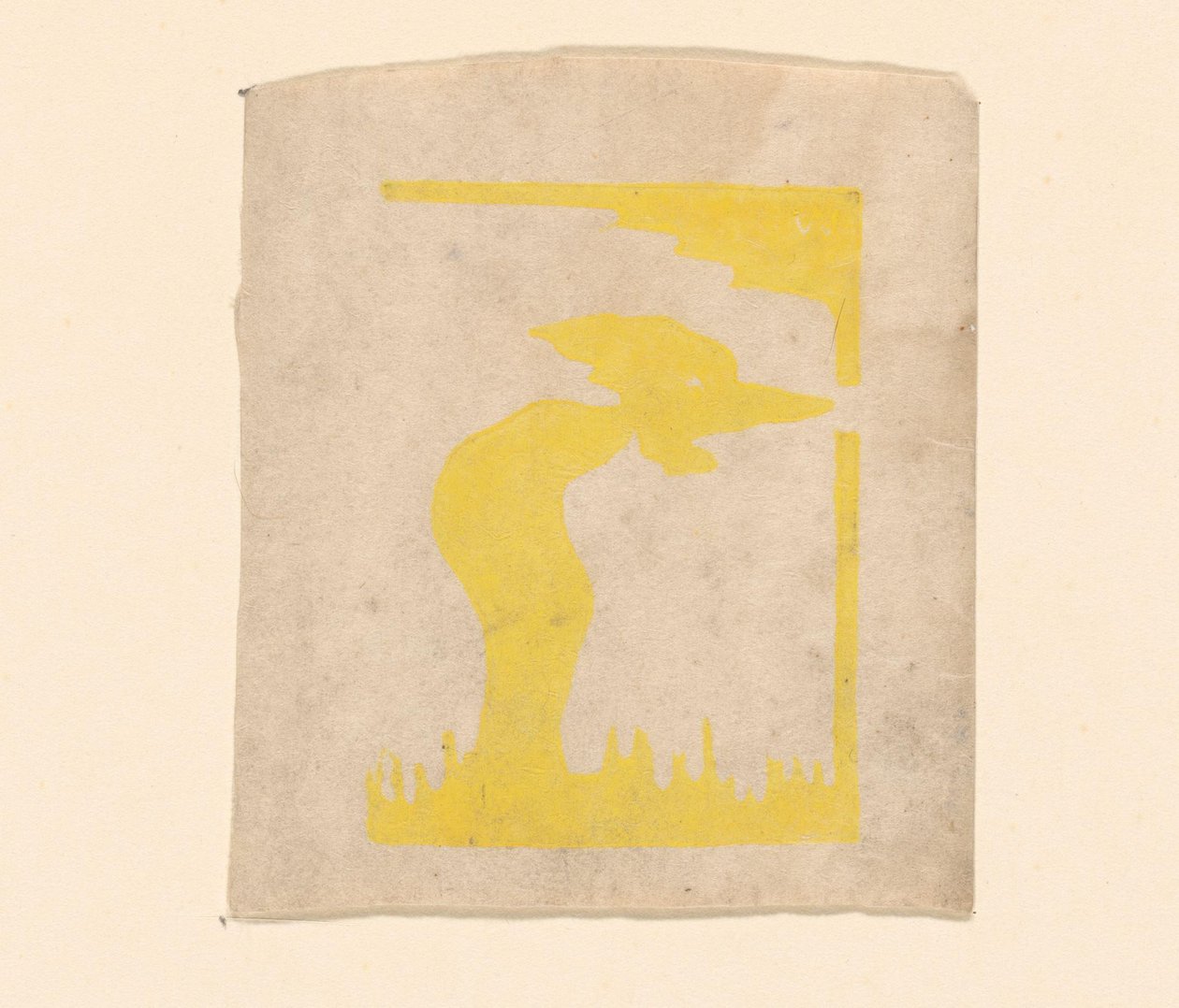 Abstrakte Komposition von Erich Wichmann (signed by artist)