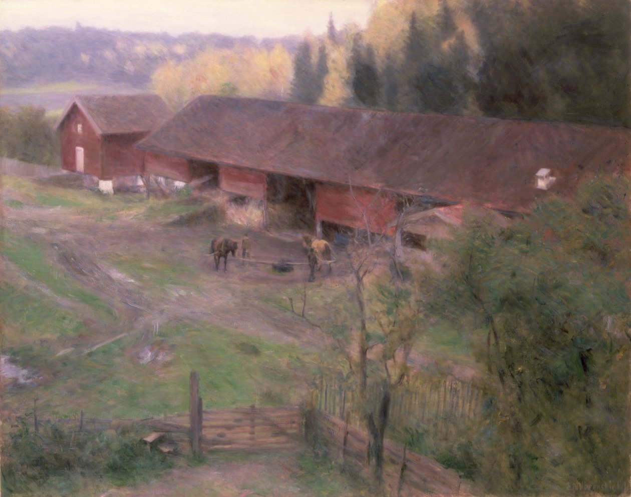 Herbst, 1891 von Erik Theodor Werenskiold
