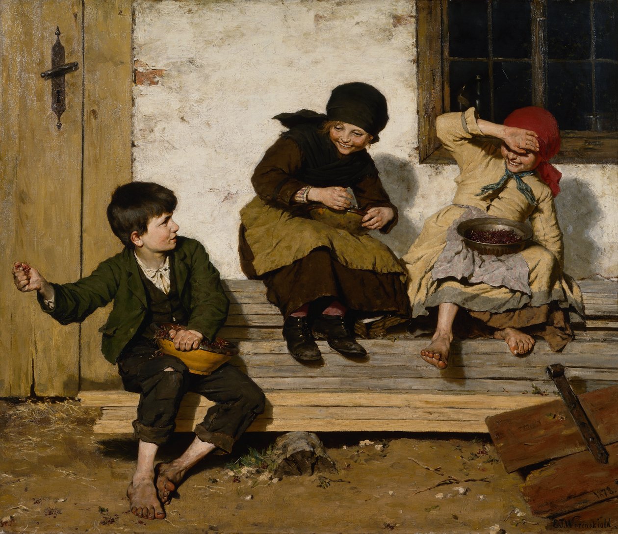 Spielende Kinder von Erik Theodor Werenskiold