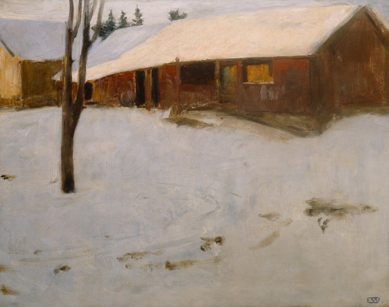 Winter von Erik Theodor Werenskiold
