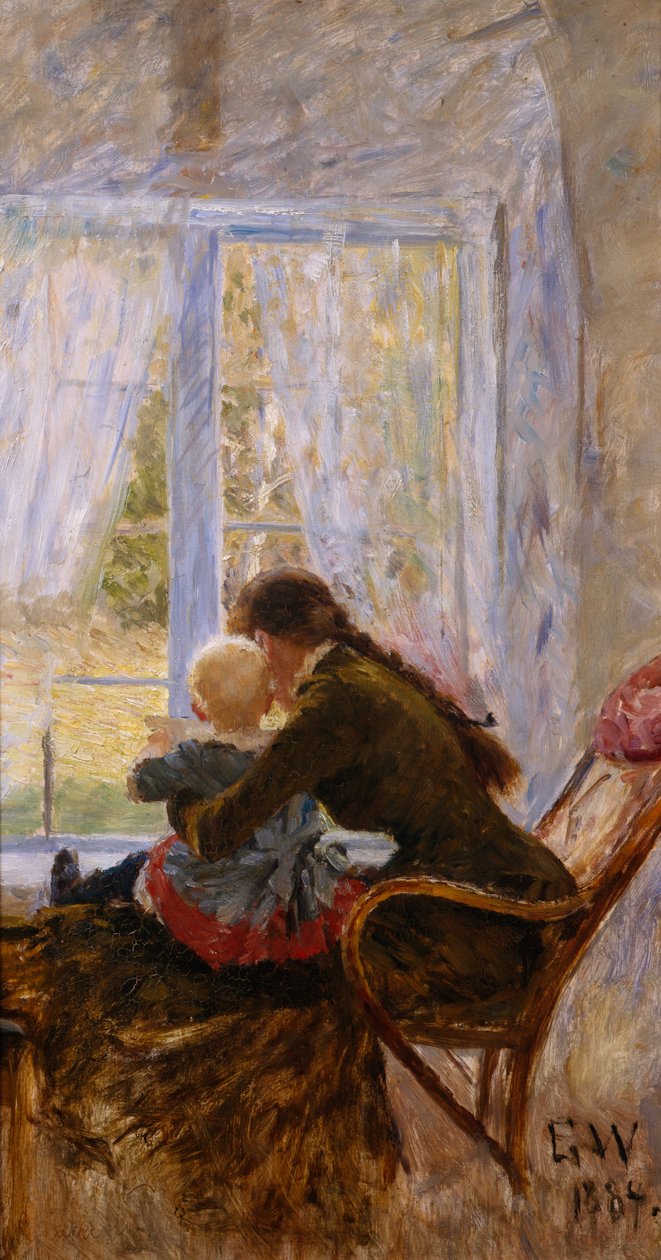 Du und Bebe von Erik Theodor Werenskiold