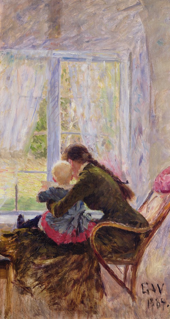 Du und Bebe von Erik Theodor Werenskiold