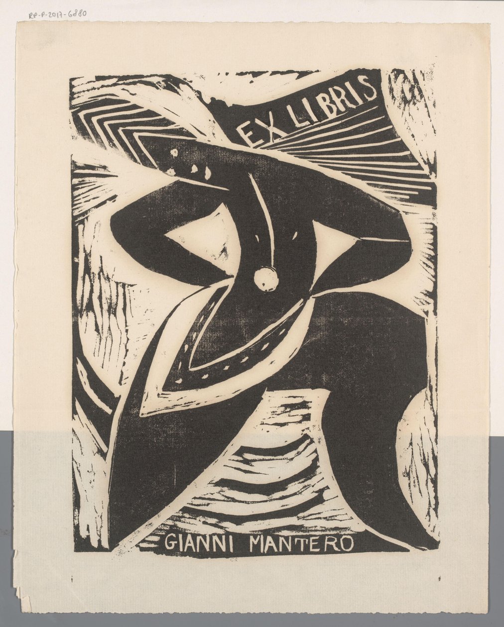 Ex Libris von Gianni Mantero von Erna Levy Friedländer