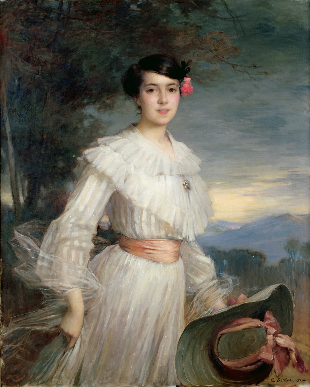 Porträt von Madeleine Reclus, 1902 von Ernest Bordes