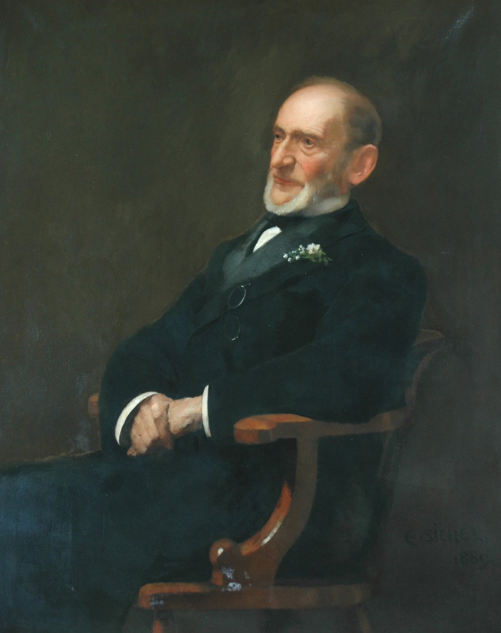Sir Jacob Behrens, 1889 von Ernest Leopold Sichel