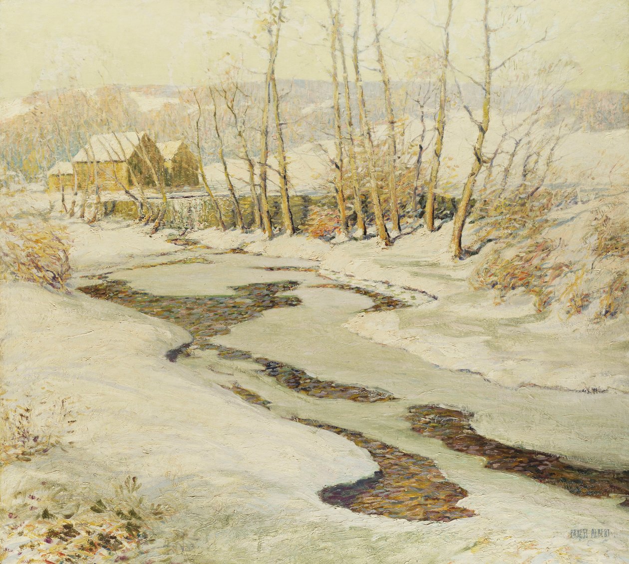 Der Mühlbach von Ernest Albert