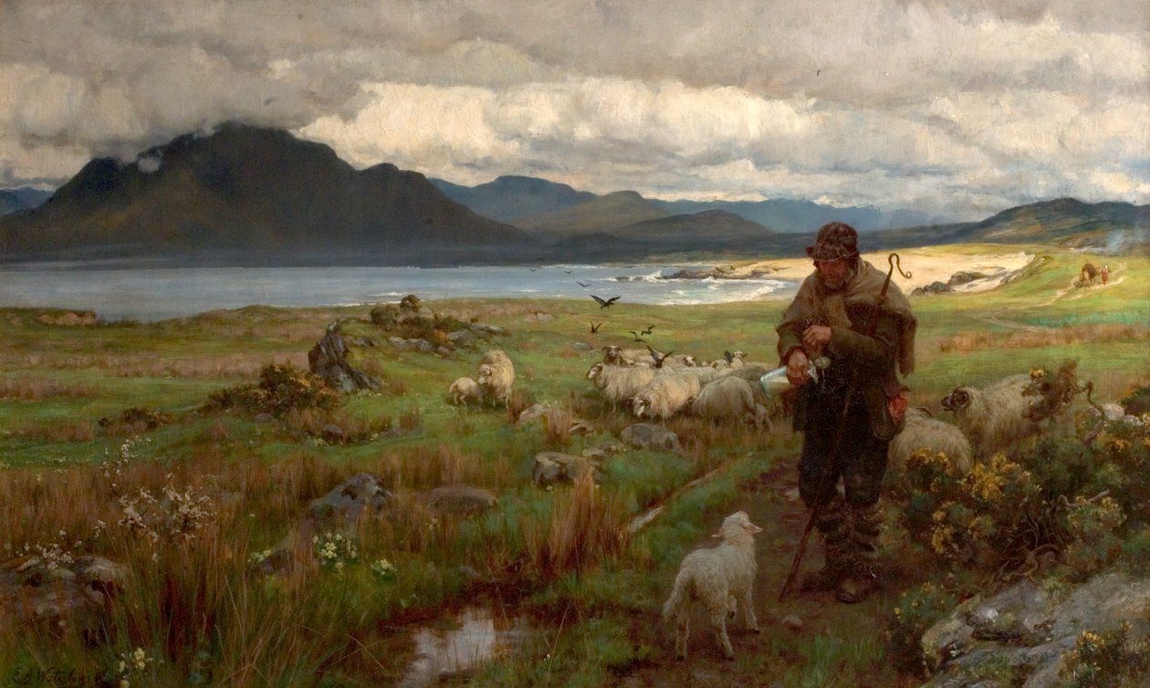 Die Waise, 1888 von Ernest Albert Waterlow