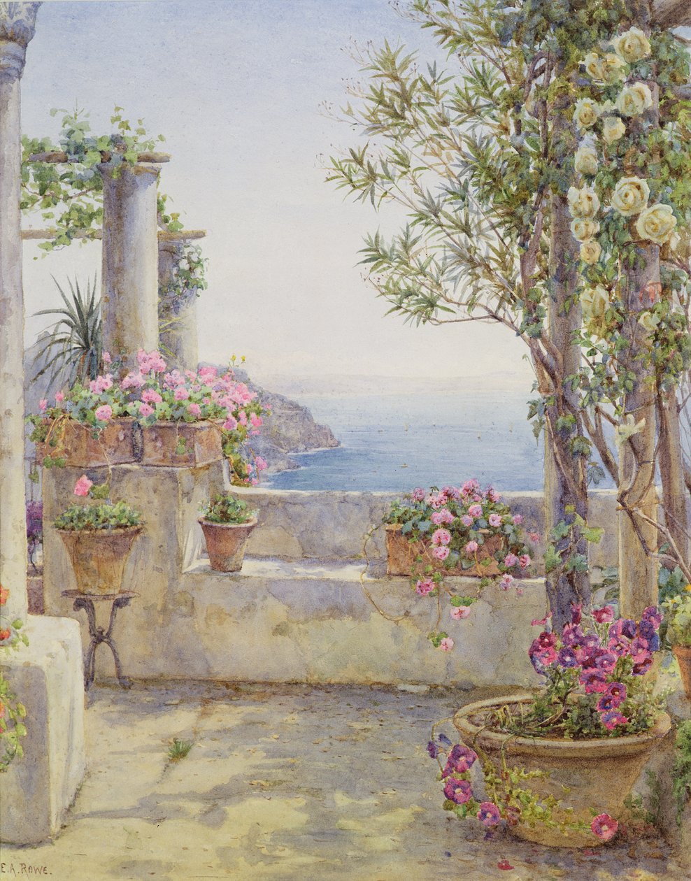 Ein italienischer Balkon von Ernest Arthur Rowe