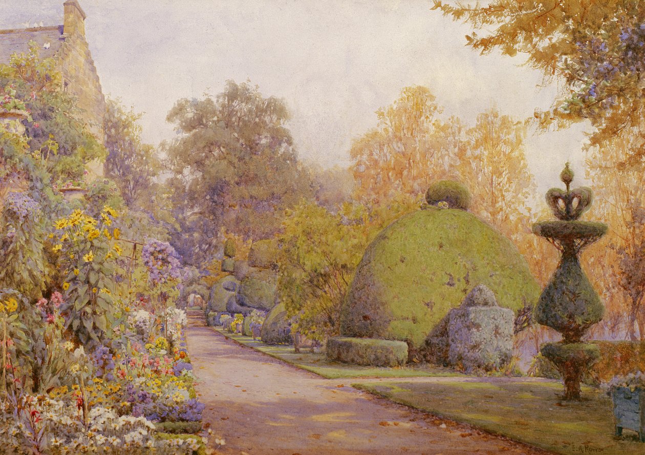 Der Eibenweg, Barncluith, Strathclyde von Ernest Arthur Rowe