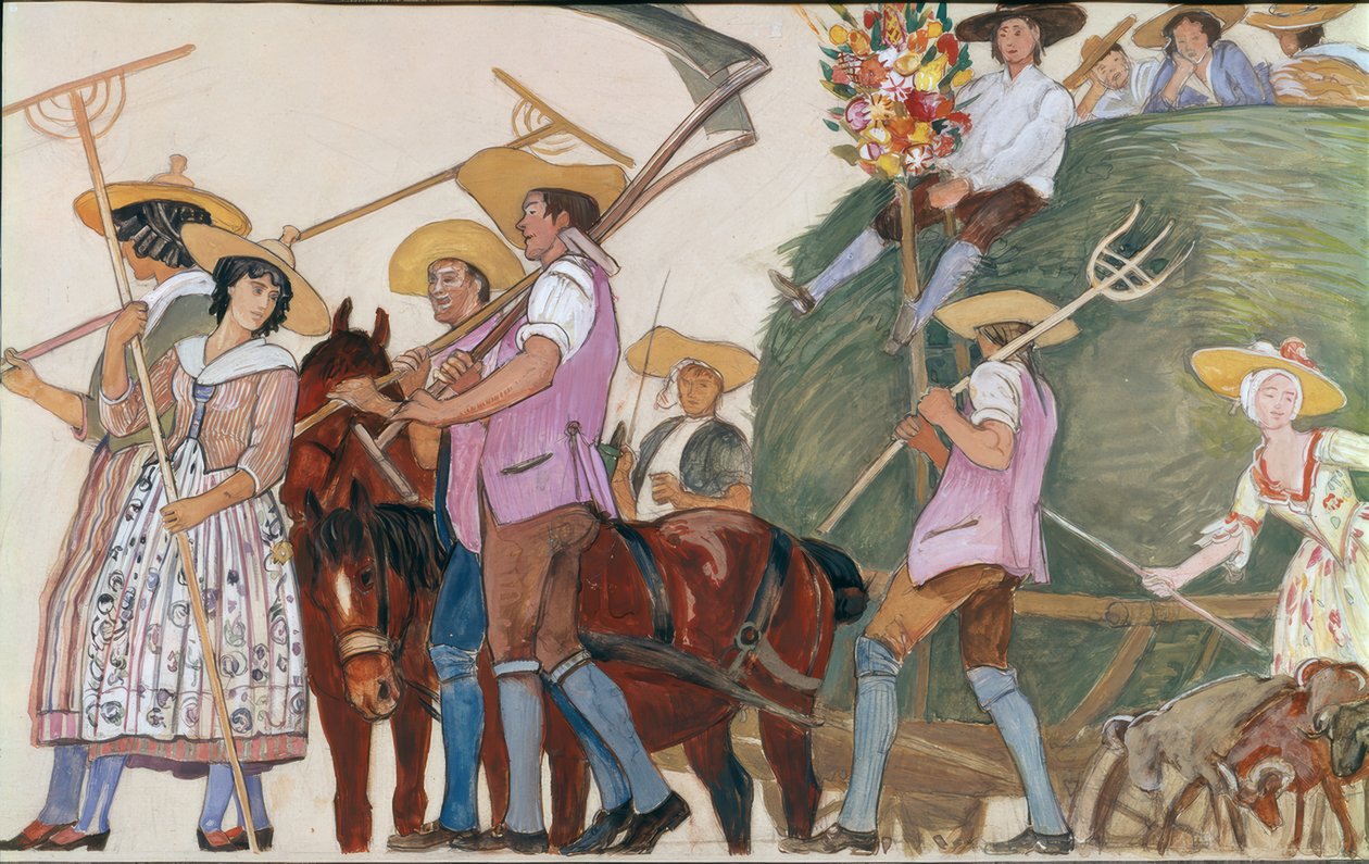Festzug, Der Heuwagen von Ernest Bieler