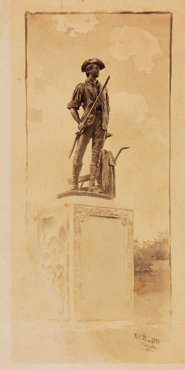 Das Minuteman-Denkmal von Ernest C. Peixotto